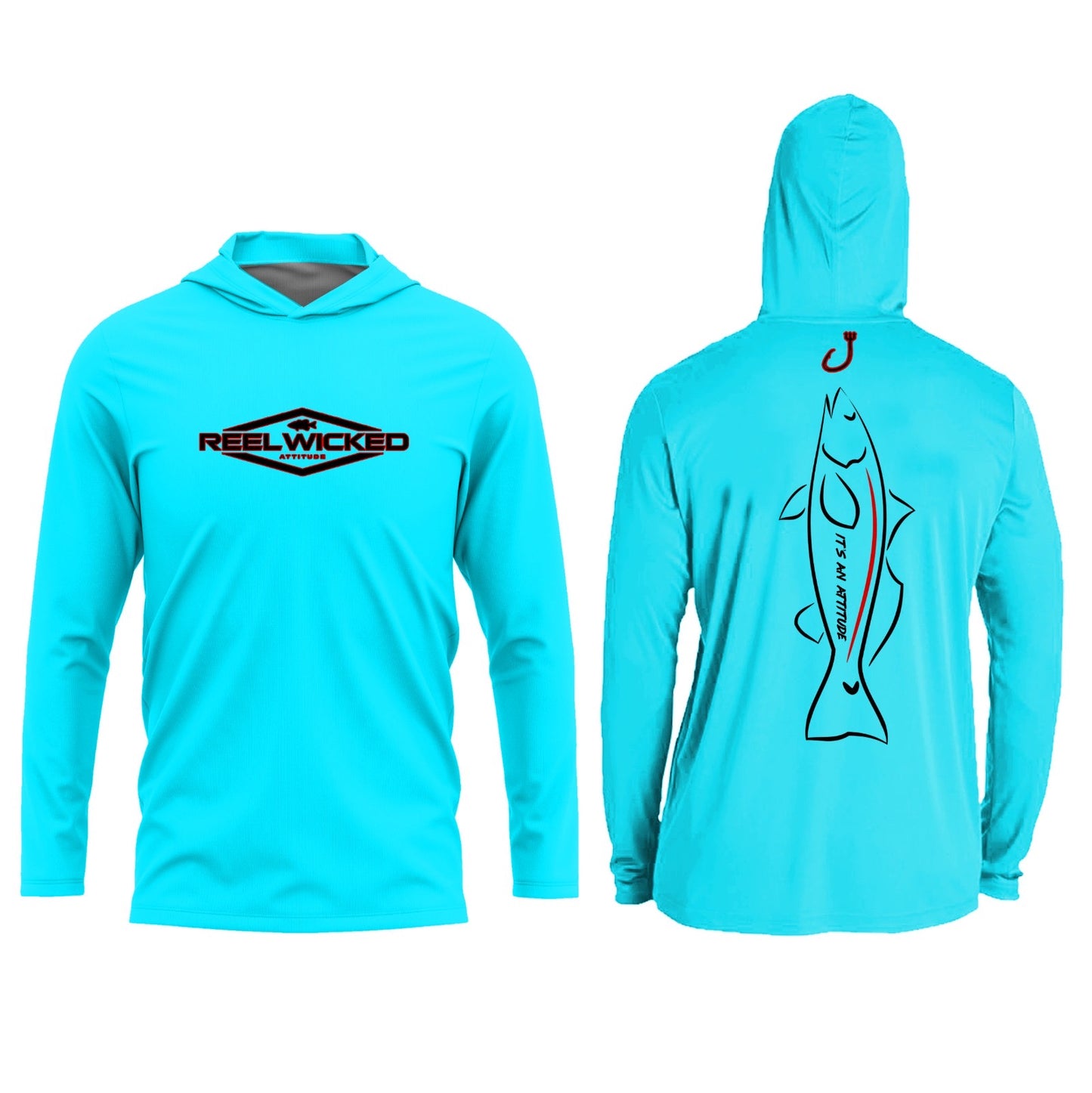 CL 38 Blue Short Sleeve Fish Outline Youth