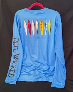 V23 Blue Lures Performance LS Cotton Blend