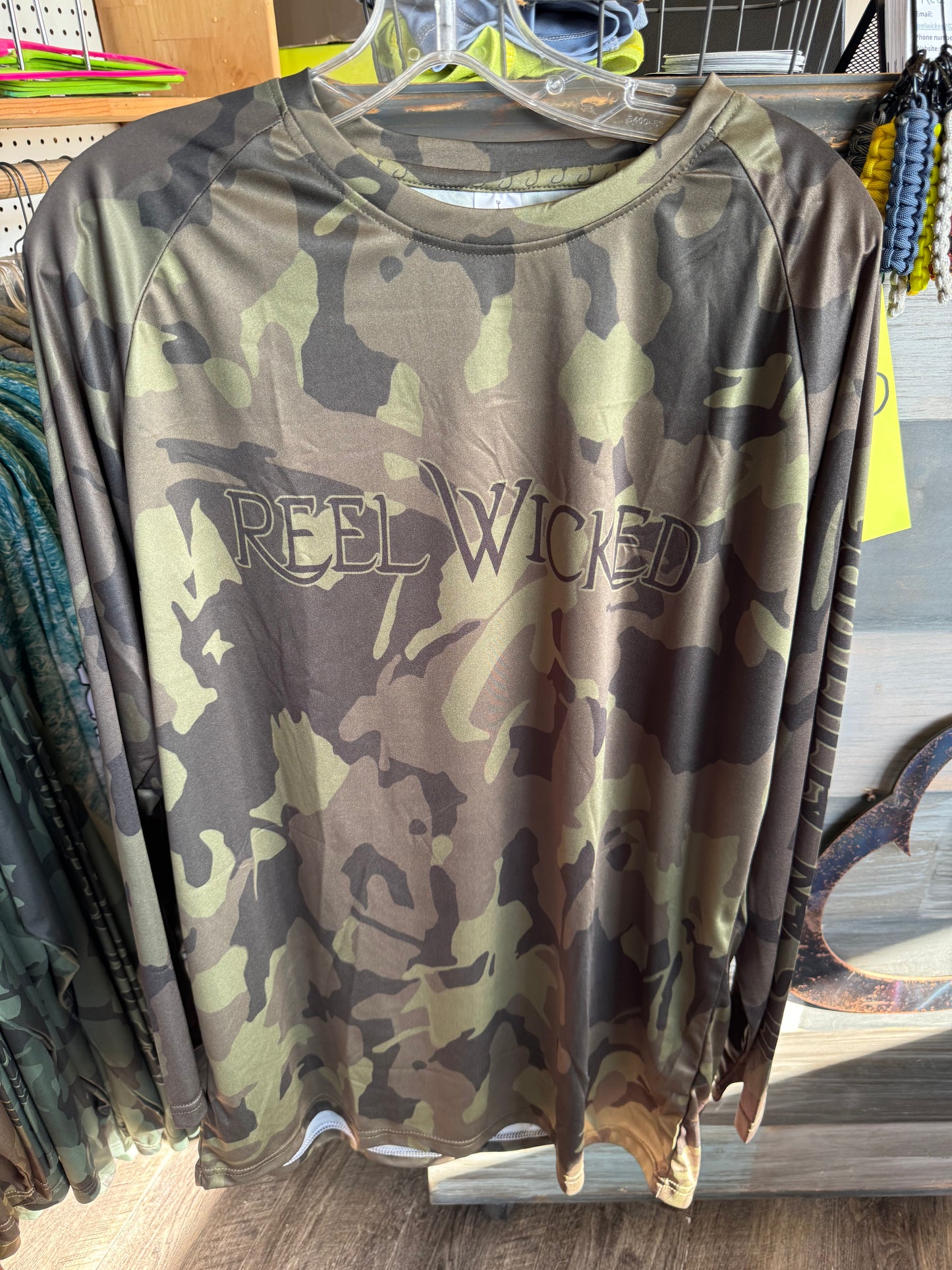 Dark Green Camo Performance Shirt