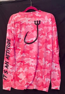 V4 Pink Camo LS Youth
