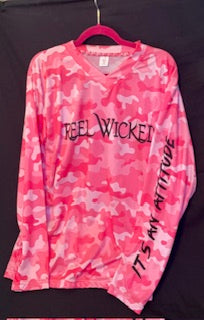 V4 Pink Camo LS Youth