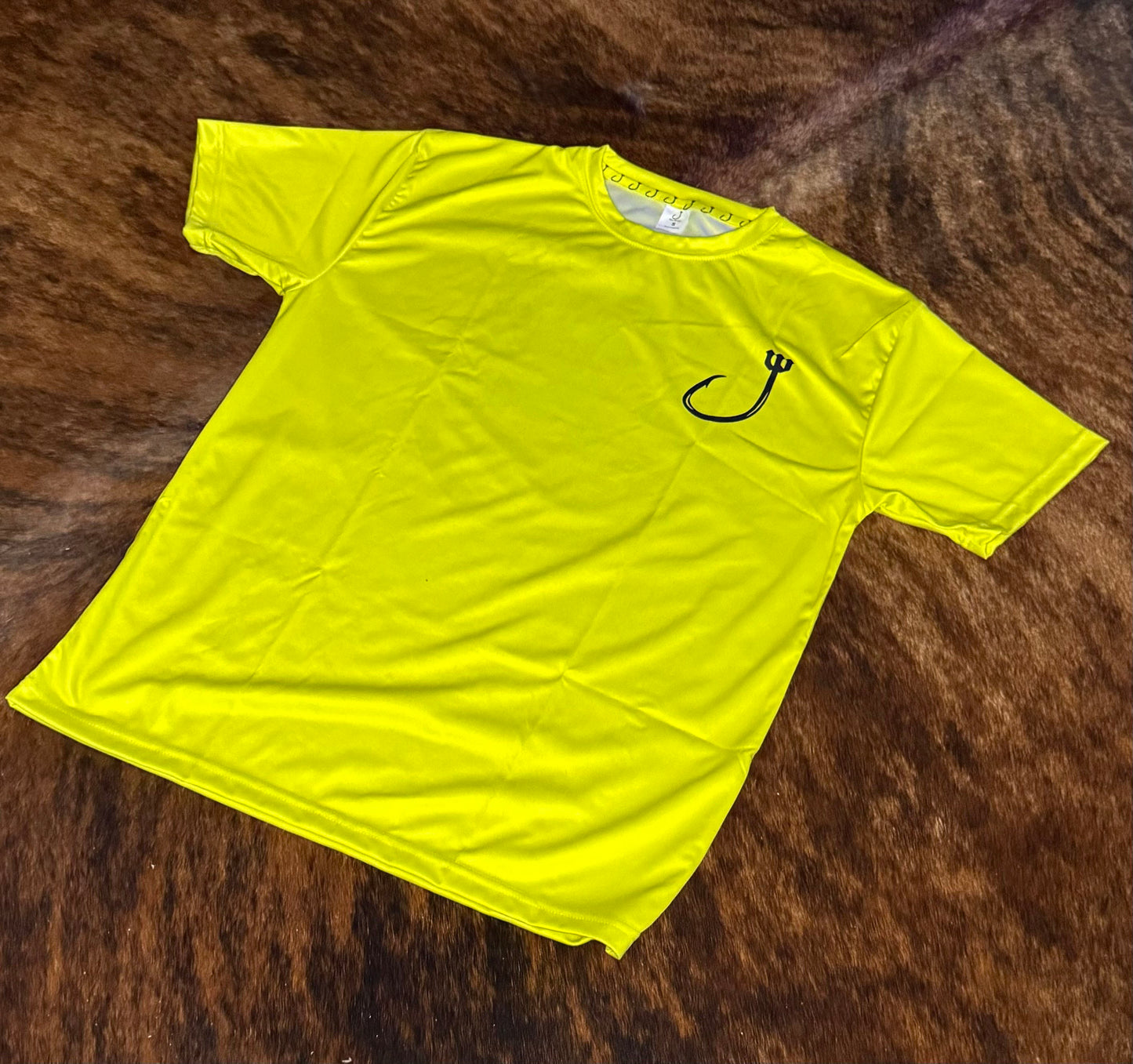 V17 Yellow Lake Bass Short Sleeve Performance