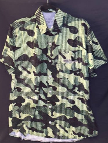 CL40G Green/Black Button Down