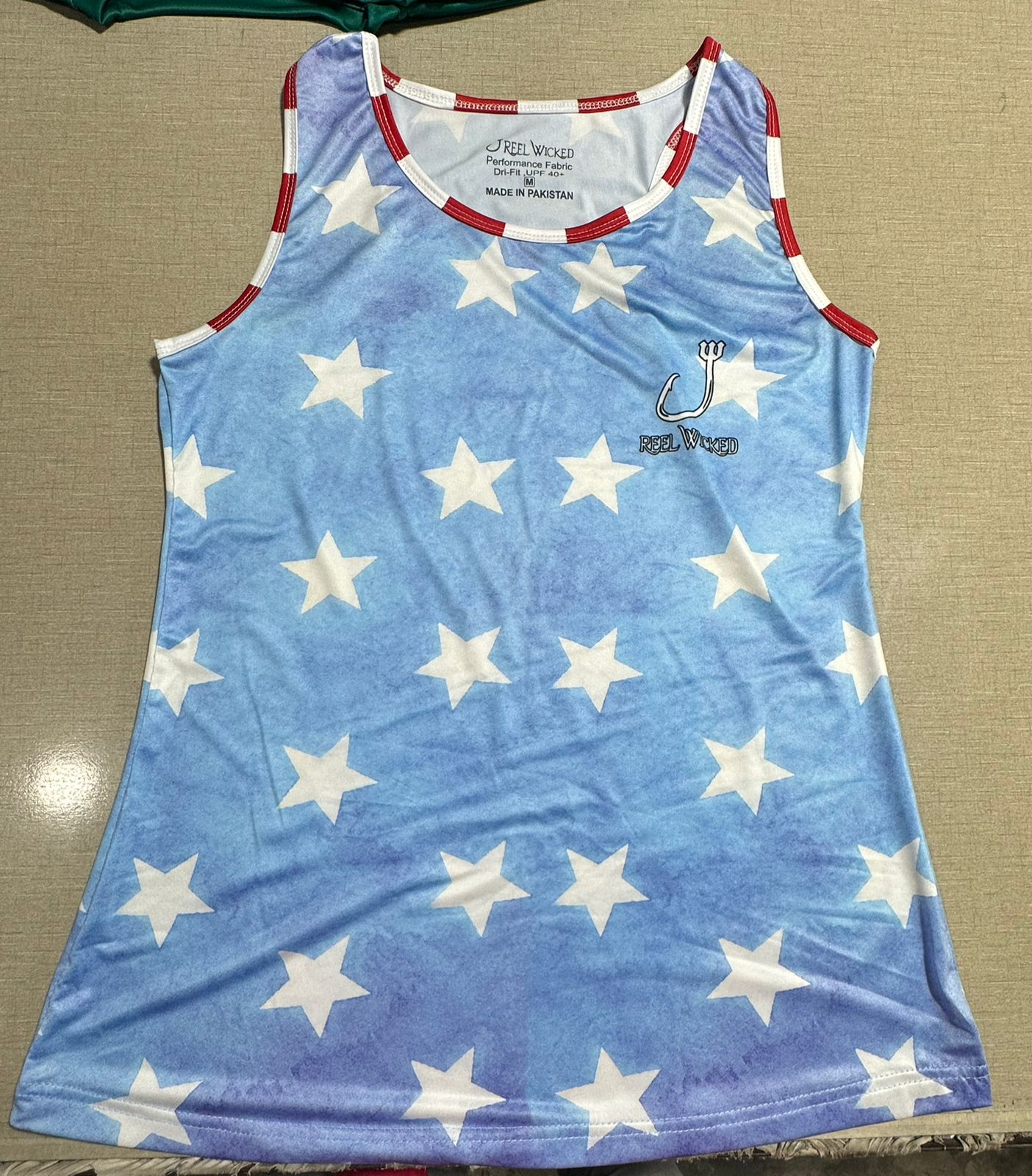 CL155 Tank Light Blue with Stars