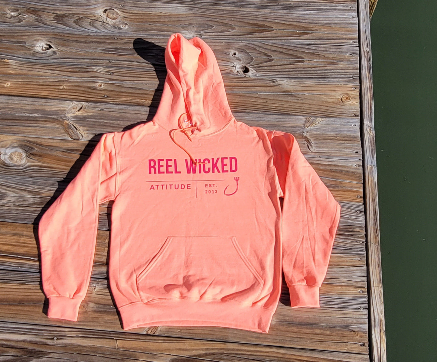 Coral Hoodie W/Pink