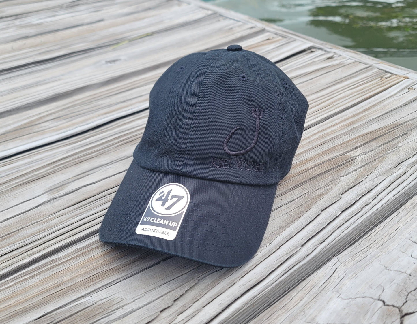 Black Hat w/black hook logo