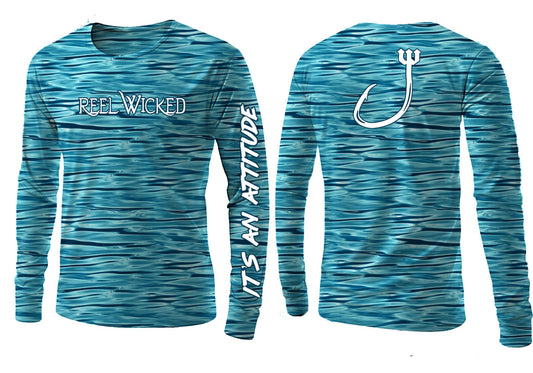 CL144 Blue Ocean Water Performance Long Sleeve