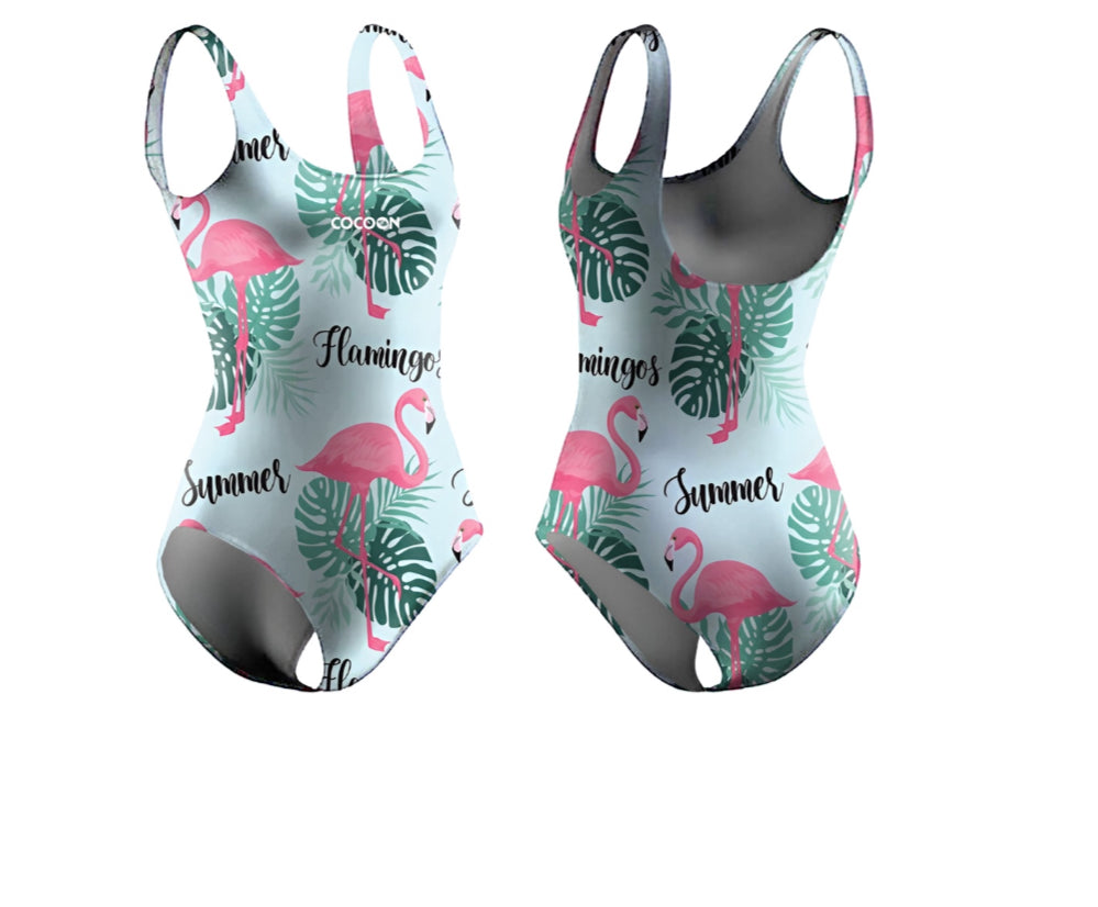 CLS1 Flamingo 1 Piece Swim Suit