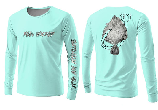 CL138 Flounder Graphic Performance LS