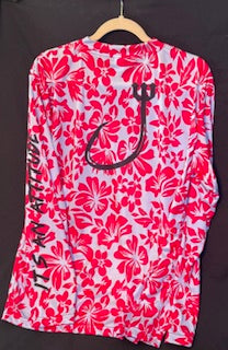 V12 Pink/Grey Flower Pattern