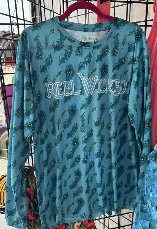 CL59T Peacock Feather Tank Splitback Razor