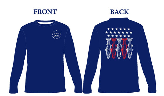 V151 Red White & Blue Fish Youth