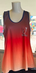 CL70 Blue Red White Razorback Tank