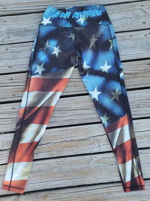 Leggings American flag pocket